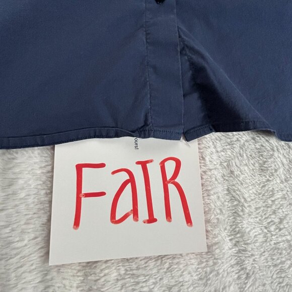 Barbour Womens Parceval Shirt Navy Button-Down Long Sleeve Casual Lightweight - Picture 10 of 10